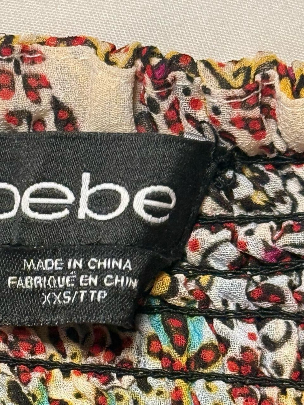 🌟 Bebe Ruffle Tube Top Y2K 🌟 - Picture 3 of 3